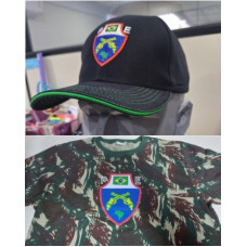 CAMISETA + BONÉ (Combo) BONÉ e CAMISETA BÁSICA CAMUFLADA NOVOS (Promoção de lançamento)